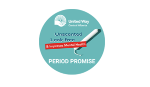UWCA Period Promise campaign graphic